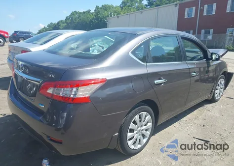 2013 Nissan Sentra Sv z USA, uszkodzony, nr VIN 3N1AB7AP8DL787956